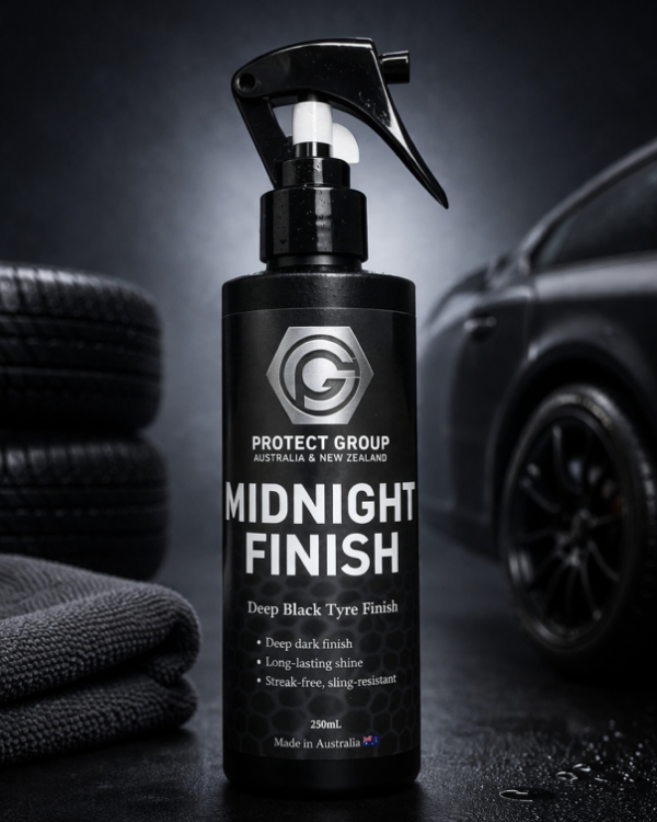 MIDNIGHT FINISH DEEP BLACK TYRE FINISH
